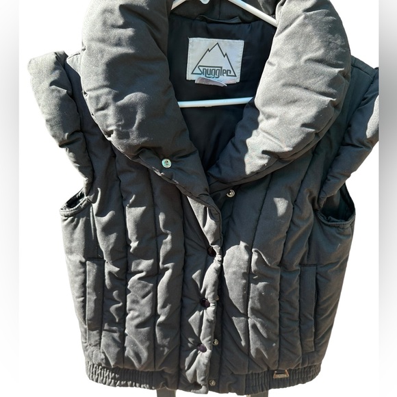 Snuggler Jackets & Blazers - VINTAGE SNUGGLER BLACK PUFFER VEST